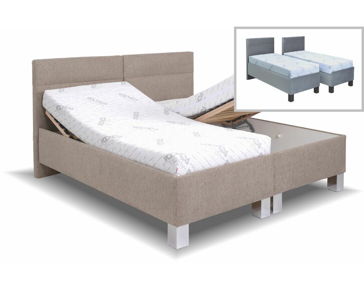 Čalouněná postel Favia, s roštem úložným prostorem Čalouněná postel Favia, s roštem úložným prostorem