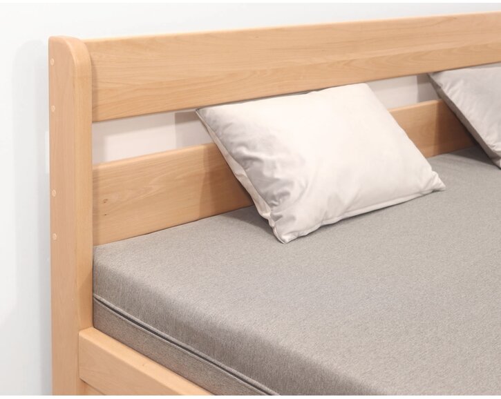 Rozkládací postel s úložným prostorem FLEXO - Pravá, masiv buk Rozkládací postel s úložným prostorem FLEXO - Pravá, masiv buk