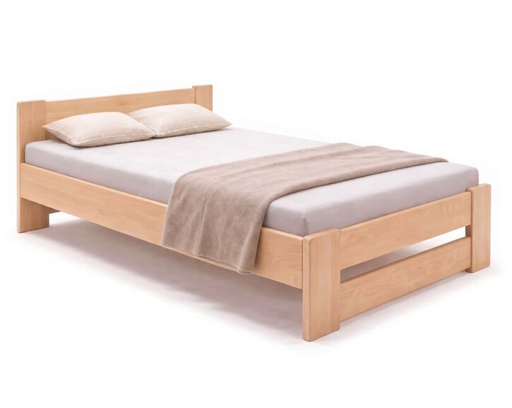 Zvýšená postel jednolůžko MIVA, 120x200, masiv buk Zvýšená postel jednolůžko MIVA, 120x200, masiv buk