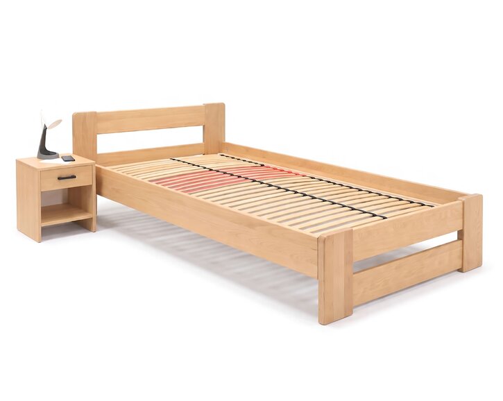 Zvýšená postel jednolůžko MIVA, 120x200, masiv buk Zvýšená postel jednolůžko MIVA, 120x200, masiv buk