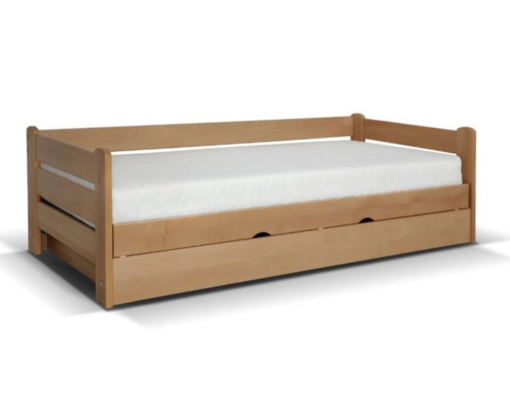 Postel s vyklápěcím roštem Darvin 90x200, masiv buk Postel s vyklápěcím roštem Darvin 90x200, masiv buk