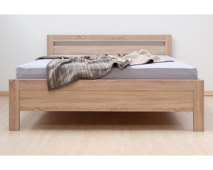 Manželská postel dvoulůžko KARLO, lamino, 160x200, 180x200 cm Manželská postel dvoulůžko KARLO, lamino, 160x200, 180x200 cm