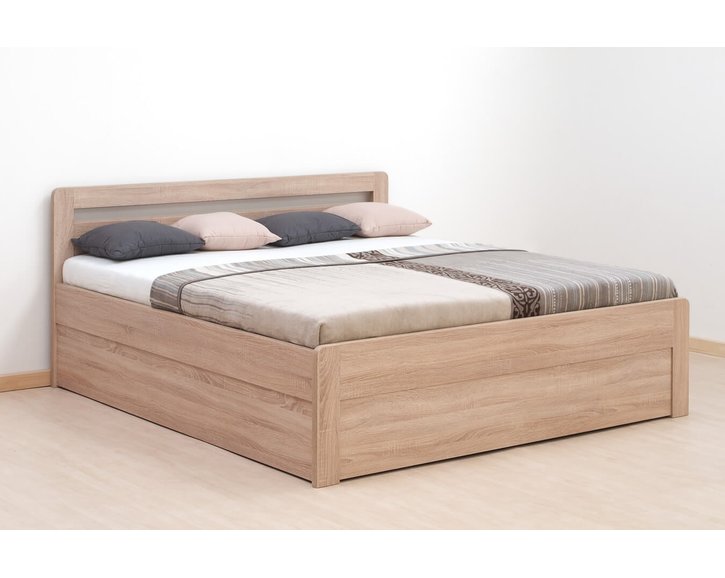 Postel s úložným prostorem MARIKA, lamino, 160x200, 180x200 cm, čelní výklop Postel s úložným prostorem MARIKA, lamino, 160x200, 180x200 cm, čelní výklop