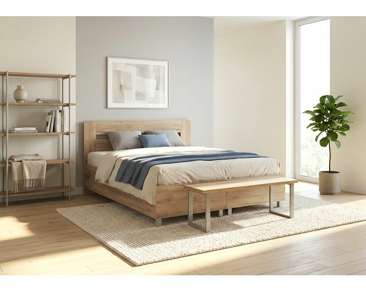 Zvýšená postel Sandra, s roštem a matrací Zvýšená postel Sandra, s roštem a matrací