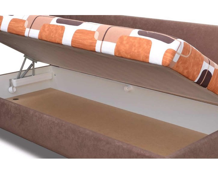 Čalouněná postel s úložným prostorem Elite, 110x200cm Čalouněná postel s úložným prostorem Elite, 110x200cm