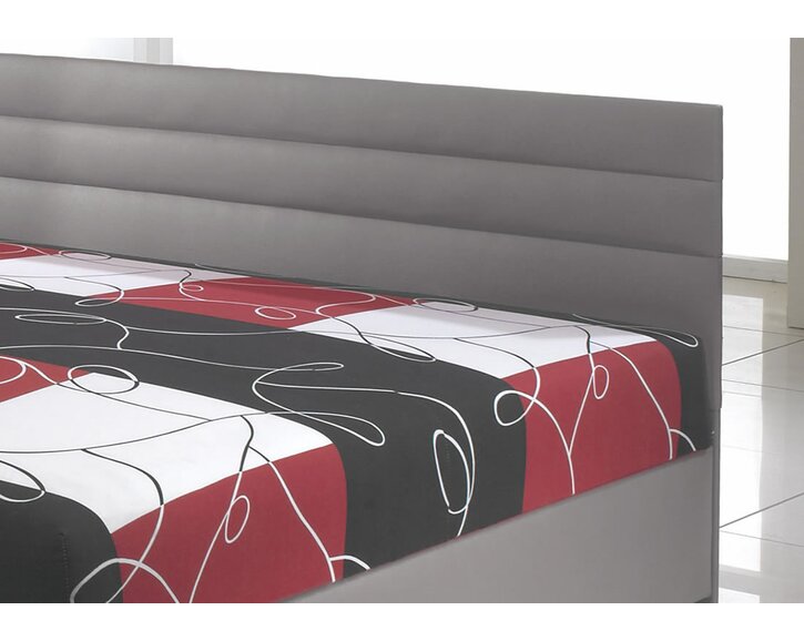Čalouněná postel s čely a úložným prostorem Elite, 140x200 cm Čalouněná postel s čely a úložným prostorem Elite, 140x200 cm