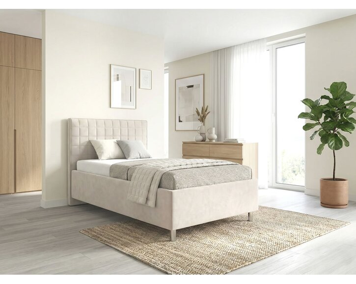 Čalouněná postel s úložným prostorem a roštem Belarona, 140x200 Čalouněná postel s úložným prostorem a roštem Belarona, 140x200