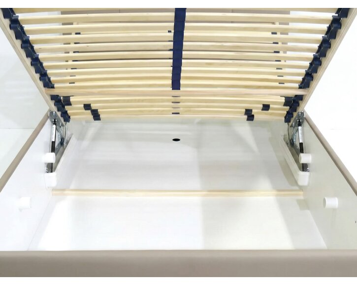 Čalouněná postel s úložným prostorem a roštem Belarona, 140x200 Čalouněná postel s úložným prostorem a roštem Belarona, 140x200