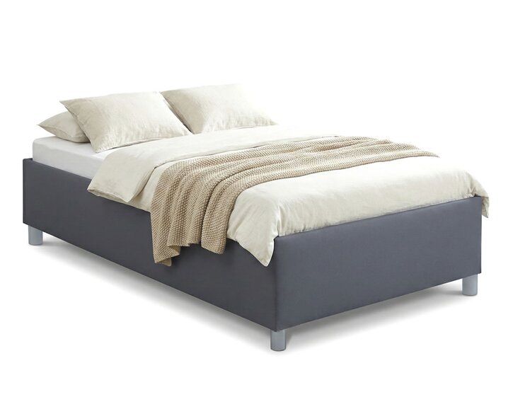 Zvýšená válenda s úložným prostorem Roneta, 120x200, tmavě šedá Zvýšená válenda s úložným prostorem Roneta, 120x200, tmavě šedá