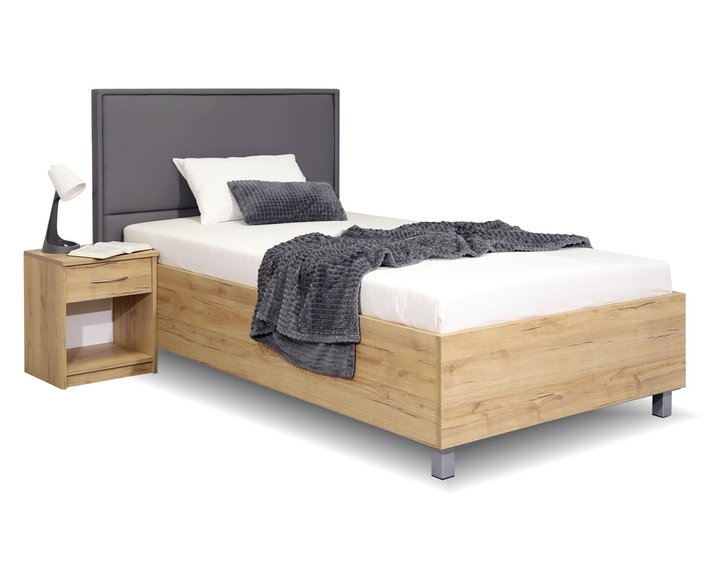 Čalouněná postel s úložným prostorem LA FINESA, 90x200 cm Čalouněná postel s úložným prostorem LA FINESA, 90x200 cm