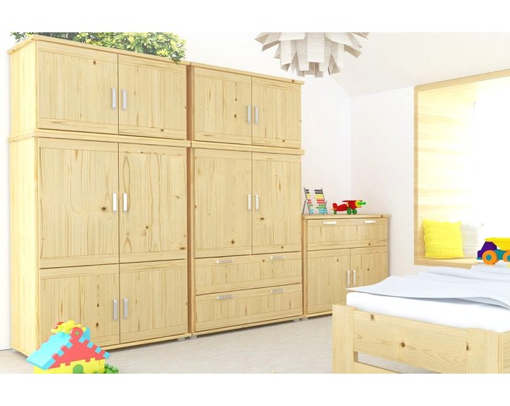 Šatní skříň Beta-180, smrk Šatní skříň Beta-180, smrk