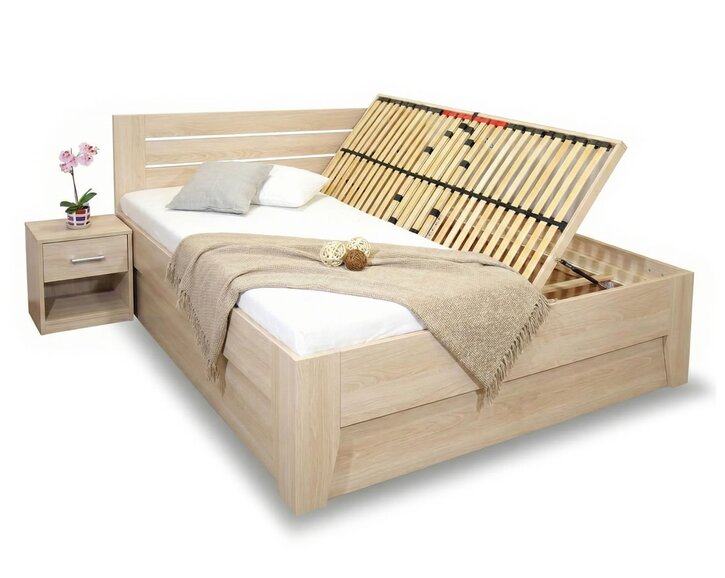 Manželská postel s úložným prostorem CANARIA Manželská postel s úložným prostorem CANARIA