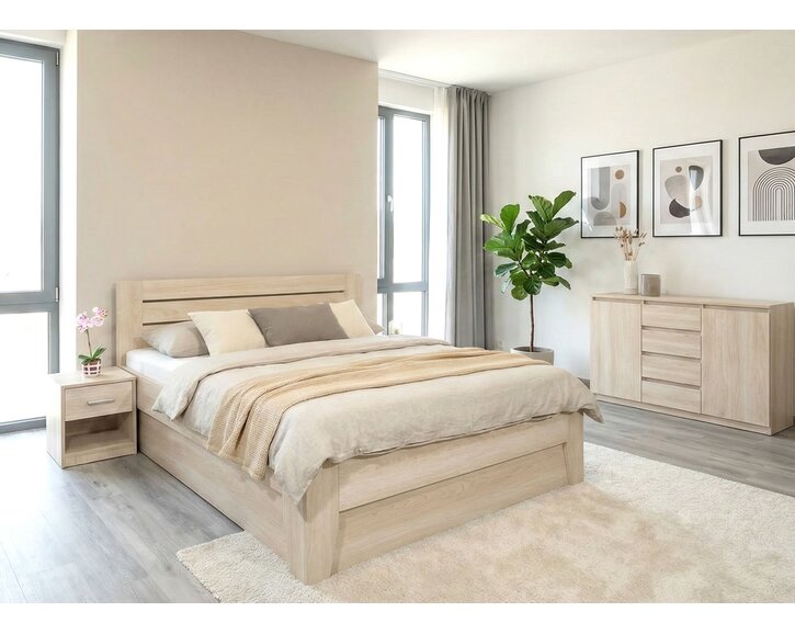 Manželská postel s úložným prostorem CANARIA Manželská postel s úložným prostorem CANARIA