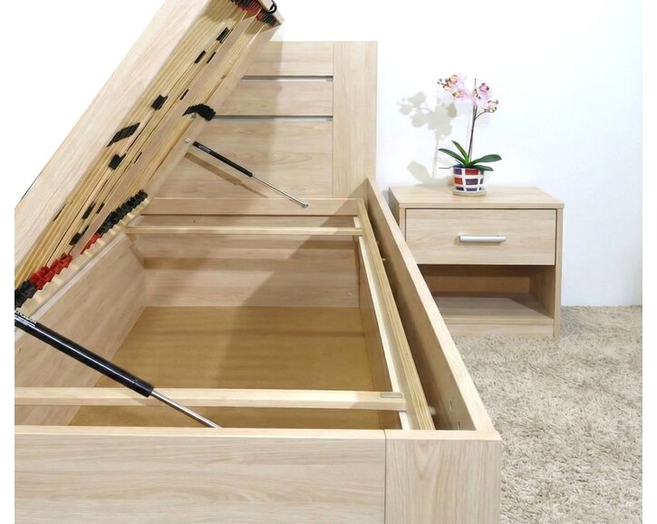 Zvýšená postel s úložným prostorem CANARIA, 120x200 Zvýšená postel s úložným prostorem CANARIA, 120x200