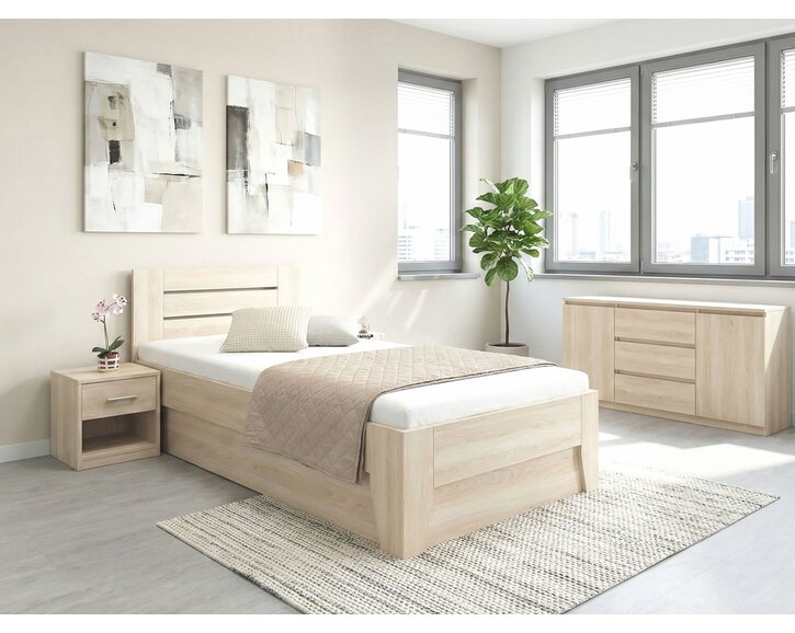 Postel s úložným prostorem CANARIA 80x200, 90x200 Postel s úložným prostorem CANARIA 80x200, 90x200