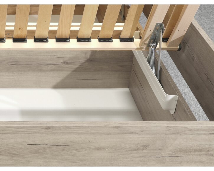 jednolůžko s úložným prostorem HUGO, boční výklop jednolůžko s úložným prostorem HUGO, boční výklop