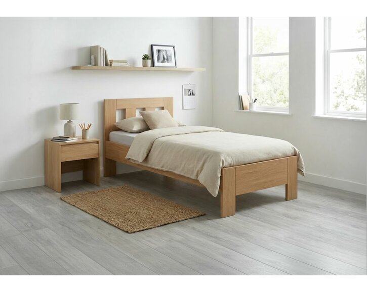 Zvýšené jednolůžko z lamina MALAGA Zvýšené jednolůžko z lamina MALAGA