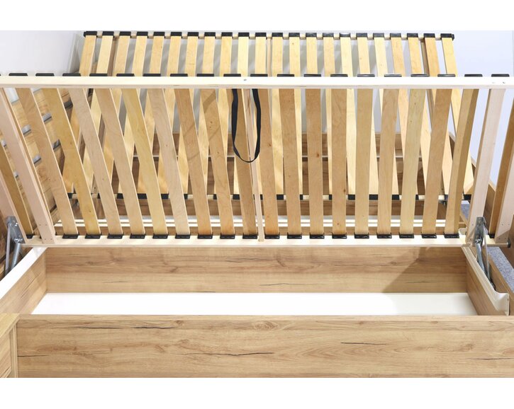 Manželská postel s úložným prostorem OTO, boční výklop Manželská postel s úložným prostorem OTO, boční výklop