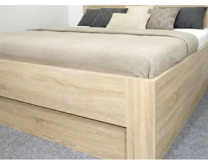 Manželská postel s úložným prostorem, boční výklop Pegas 160x220 Manželská postel s úložným prostorem, boční výklop Pegas 160x220