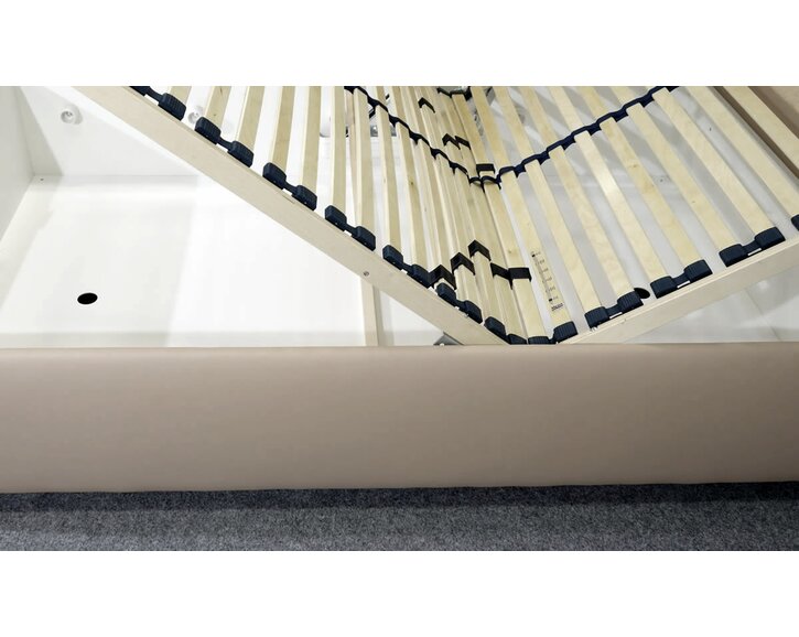 Zvýšená válenda s úložným prostorem Roneta, 90x200, hnědošedá Zvýšená válenda s úložným prostorem Roneta, 90x200, hnědošedá