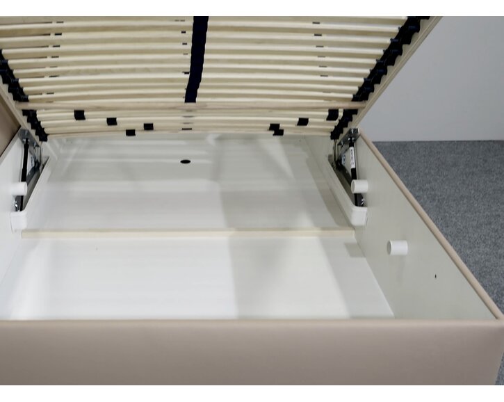 Zvýšená válenda s úložným prostorem Roneta, 120x200, světle hnědá Zvýšená válenda s úložným prostorem Roneta, 120x200, světle hnědá