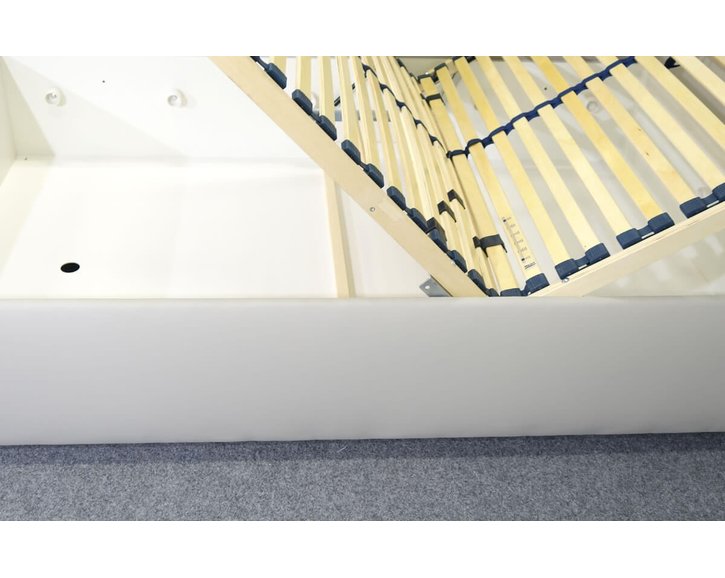 Zvýšená válenda s úložným prostorem Roneta, 90x200, světle šedá Zvýšená válenda s úložným prostorem Roneta, 90x200, světle šedá