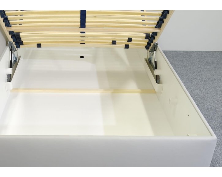 Zvýšená válenda s úložným prostorem Roneta, 140x200, světle šedá Zvýšená válenda s úložným prostorem Roneta, 140x200, světle šedá