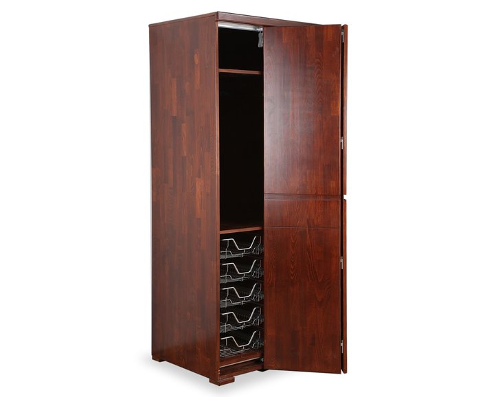 Šatní skříň - pološatní F154, masiv buk Šatní skříň - pološatní F154, masiv buk