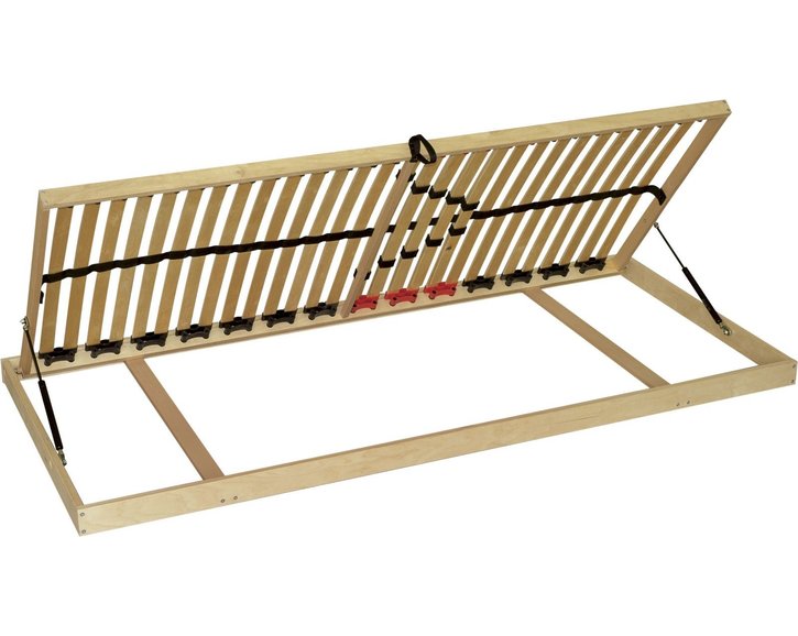 Vyklápěcí lamelový rošt DOUBLE KLASIK BV, 120x220 , boční výklop   Vyklápěcí lamelový rošt DOUBLE KLASIK BV, 120x220 , boční výklop