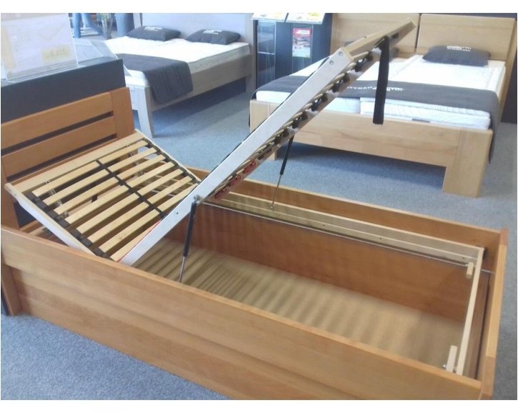 Vyklápěcí lamelový rošt DOUBLE KLASIK NV, 120x220, čelní výklop Vyklápěcí lamelový rošt DOUBLE KLASIK NV, 120x220, čelní výklop