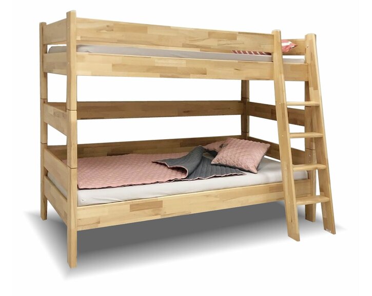 Dětská poschoďová postel Sendy 300B/01B, masiv buk cink jádrový Dětská poschoďová postel Sendy 300B/01B, masiv buk cink jádrový