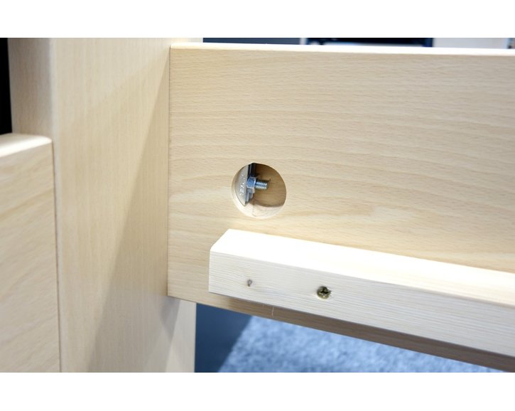 Zvýšená postel z masivu Rita, 120x200, 140x200, masiv buk Zvýšená postel z masivu Rita, 120x200, 140x200, masiv buk