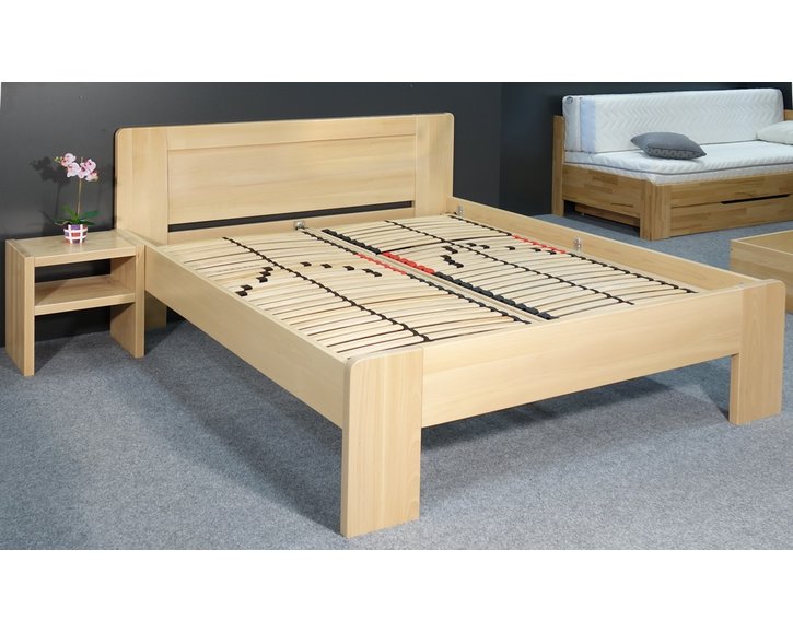 Zvýšená postel z masivu Dan, 160x200, 180x200, masiv buk Zvýšená postel z masivu Dan, 160x200, 180x200, masiv buk