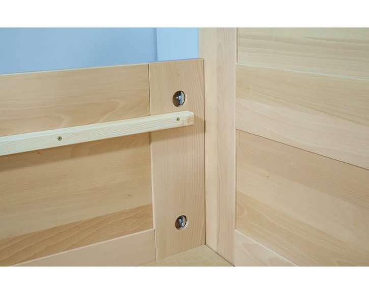 Vysoká postel s úložným prostorem Floria, 160x200, 180x200, masiv buk Vysoká postel s úložným prostorem Floria, 160x200, 180x200, masiv buk