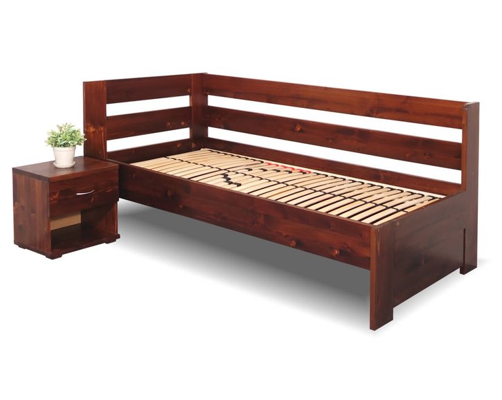 Postel z masivu Valentin, 90x200 cm Postel z masivu Valentin, 90x200 cm