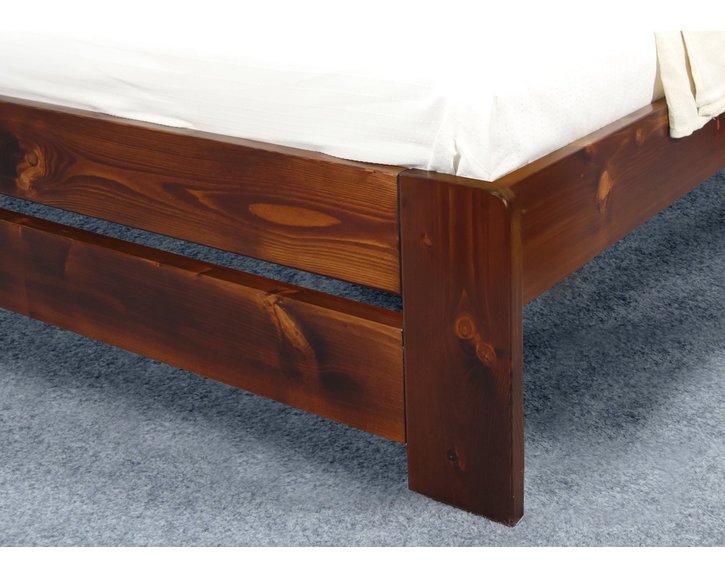 Postel z masivu Justina, 90x200, masiv smrk Postel z masivu Justina, 90x200, masiv smrk