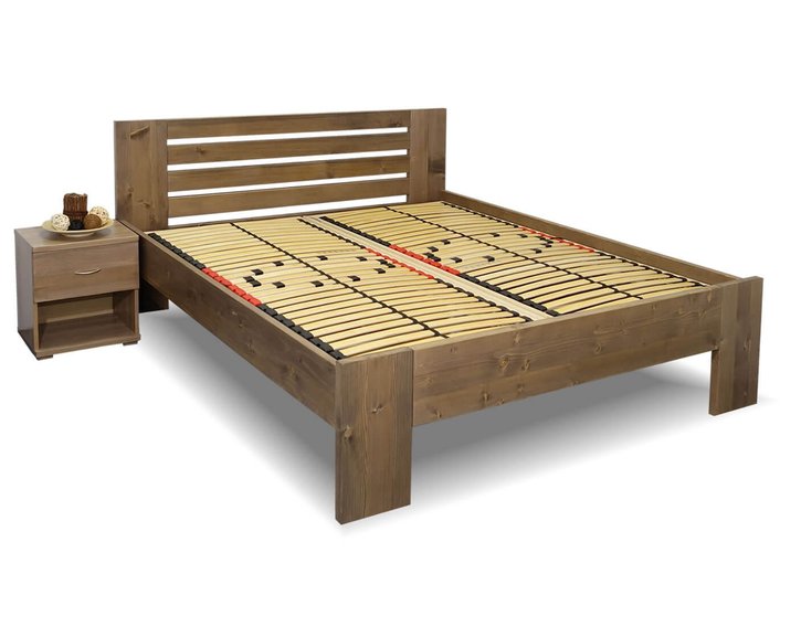 Zvýšená postel z masivu ROSA, masiv smrk Zvýšená postel z masivu ROSA, masiv smrk