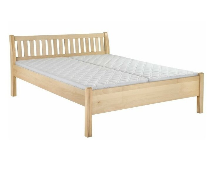 Postel dvoulůžko Miloslav, 160x200cm, 180x200cm, masiv buk Postel dvoulůžko Miloslav, 160x200cm, 180x200cm, masiv buk
